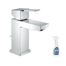 Mitigeur lavabo GROHE Quickfix Sail Cube taille S + nettoyant GrohClean