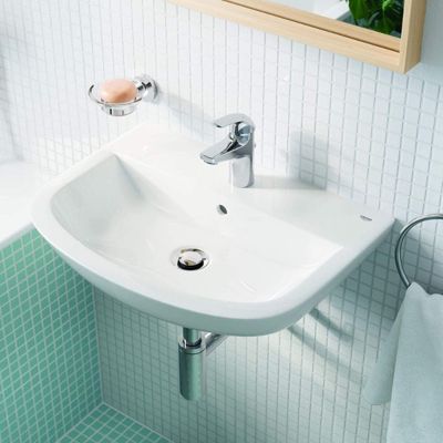 Mitigeur lavabo GROHE Quickfix Start Curve taille S + nettoyant GrohClean
