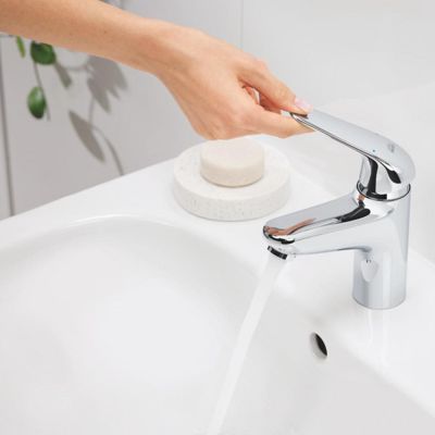 Mitigeur lavabo GROHE Swift avec vidage Push open chromé XL