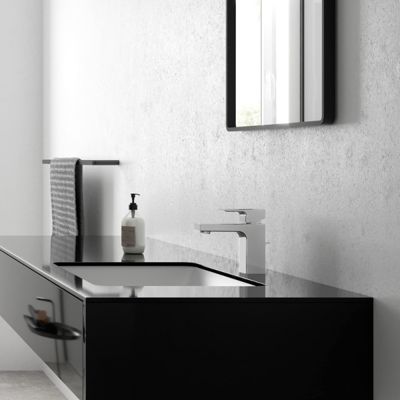 Mitigeur lavabo HANSGROHE 100 avec tirette et vidage chrome + nettoyant Briochin