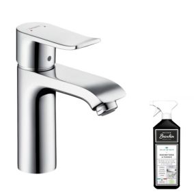 Mitigeur lavabo HANSGROHE 110 chrome + nettoyant Briochin