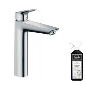 Mitigeur lavabo HANSGROHE 190 Eco C3 avec tirette et vidage chrome + nettoyant Briochin