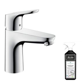 Mitigeur lavabo HANSGROHE Focus 100 Chromé + nettoyant Briochin