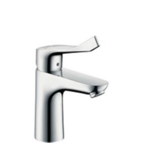 Mitigeur lavabo HANSGROHE FOCUS CARE 100 - poignée extra longue - jet laminaire - économie d'eau - chromé