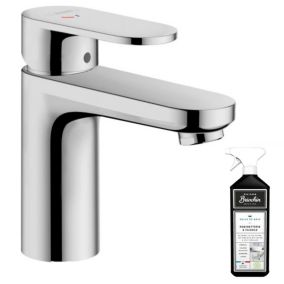 Mitigeur lavabo HANSGROHE Vernis Blend 70 CoolStart avec tirette et vidage Chromé + nettoyant Briochin