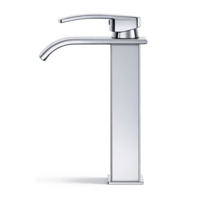 Mitigeur lavabo haut cascade chromé vasque à poser robinet salle de bain EVIO