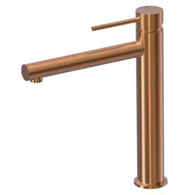 Mitigeur lavabo haut cuivre brossé Essebagno Luisa