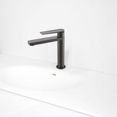 Mitigeur lavabo haut gris gun métal Essebagno Allure