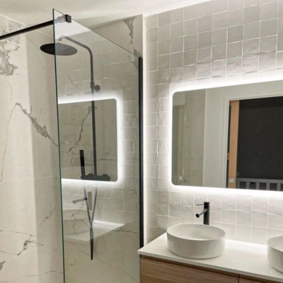 Mitigeur lavabo haut noir Essebagno Envol