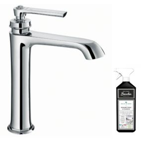 Mitigeur lavabo haut PAINI Lady's 180 chrome + nettoyant Briochin