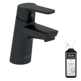 Mitigeur lavabo JACOB DELAFON Aimé noir mat + nettoyant Briochin