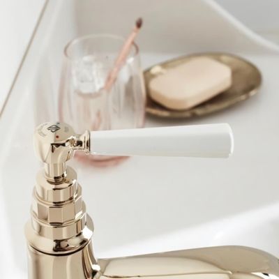 Mitigeur lavabo JACOB DELAFON Cléo 1889 or beige + nettoyant Briochin