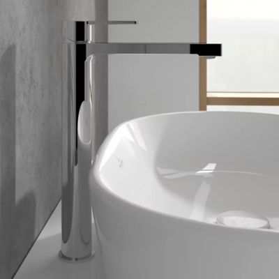 Mitigeur lavabo surélevé VILLEROY ET BOCH Architectura avec vidage Push Open chrome