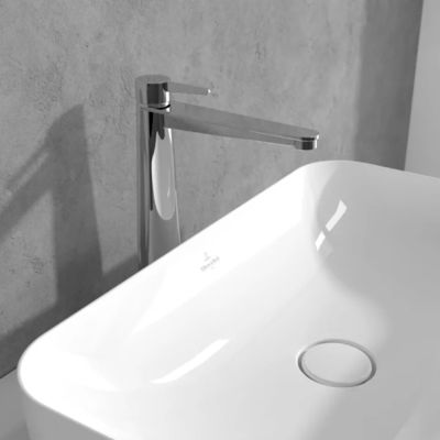 Mitigeur lavabo surélevé VILLEROY ET BOCH Conum avec vidage Push Open Chrome