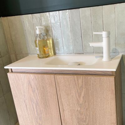 Mitigeur lave mains blanc Essebagno Luisa