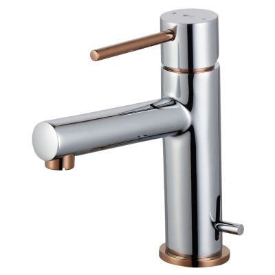 Mitigeur lave-mains chrome et cuivre eau chaude et froide Essebagno Picolo