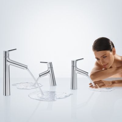 Mitigeur lave-mains HANSGROHE 80 sans tirette ni vidage chrome + nettoyant Briochin