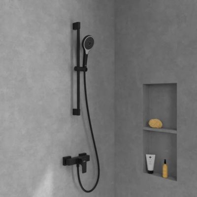 Mitigeur mécanique douche VILLEROY ET BOCH Architectura Square Matt Black