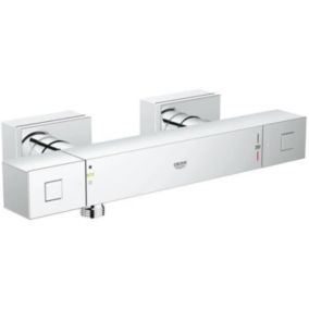 Mitigeur thermostatique de douche mural GROHE Grohtherm Cube 34509000 - Chromé