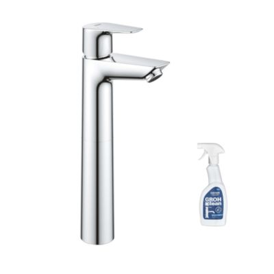 Mitigeur vasque GROHE Quickfix StartEdge avec bonde taille XL + nettoyant GrohClean