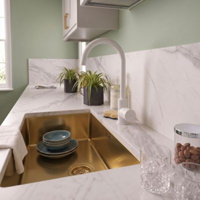 Mitigeur évier blanc Essebagno Kiwo