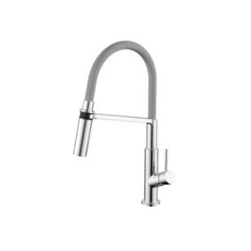 Mitigeur évier COLORFLEX Gris - Douchette 2 jets