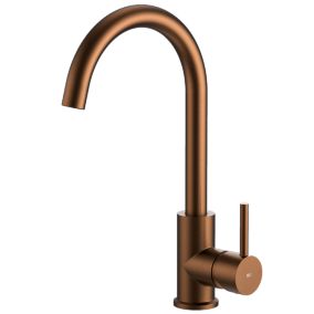 Mitigeur évier cuisine cuivre brossé Essebagno Kiwo
