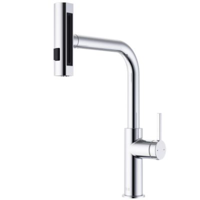 Mitigeur évier à douchette extractible chrome Essebagno Esserain