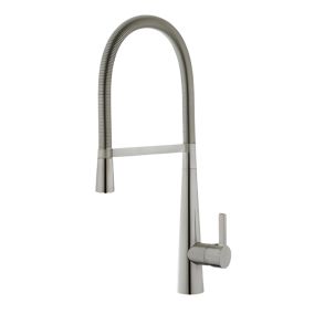 Mitigeur évier à douchette mobile façon inox Essebagno Player