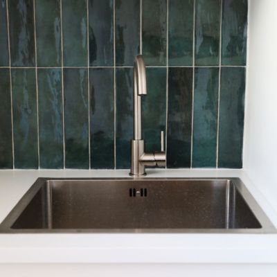 Mitigeur évier façon inox Essebagno Kiwo