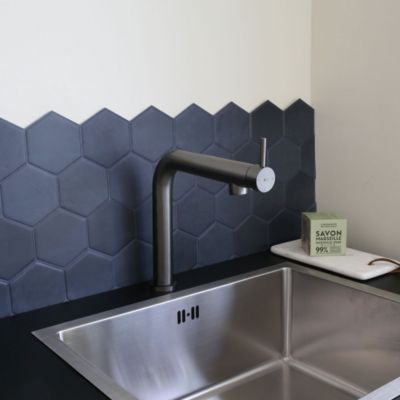 Mitigeur évier gun metal Essebagno Magic