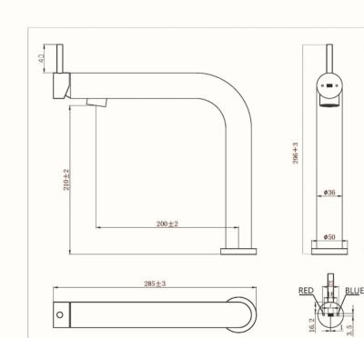 Mitigeur évier gun metal Essebagno Magic