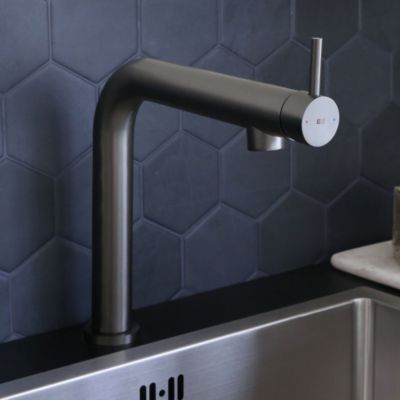 Mitigeur évier gun metal Essebagno Magic