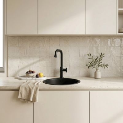 Mitigeur évier noir mat Essebagno Indus
