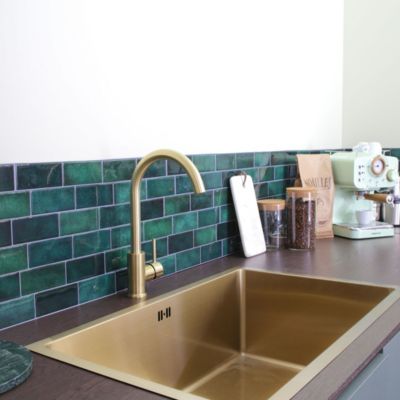 Mitigeur évier or brossé Essebagno Kiwo