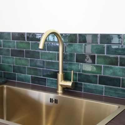Mitigeur évier or brossé Essebagno Kiwo