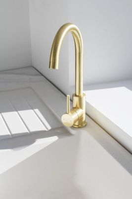 Mitigeur évier or brossé Essebagno Kiwo