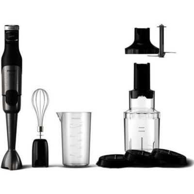 Mixeur Electrique  plongeant - PHILIPS Série 5000 - HR2684/00 - 1200 W - Gris / Noir