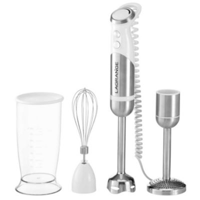 Mixeur plongeant 1000w inox/blanc Lagrange 619013 mix pro