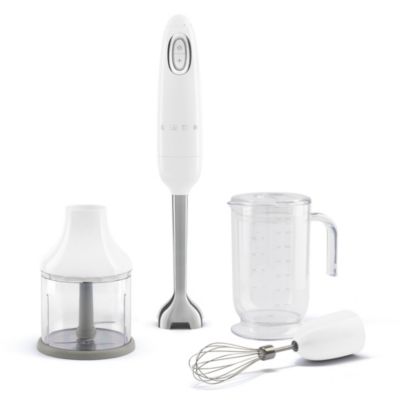 Mixeur plongeant 350w blanc Smeg HBF03WHEU années 50
