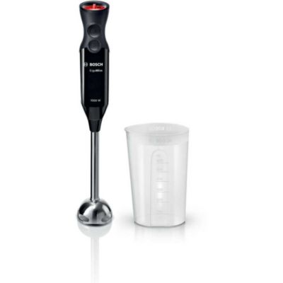 Mixeur plongeant Bosch ErgoMixx MS6CB6110 1000W 12 vitesses turbo Noir 0.6L