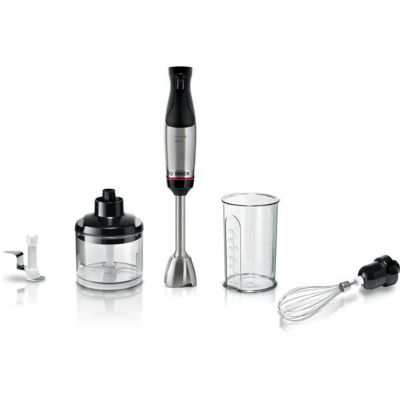 Mixeur plongeant multifonction 1000w inox/noir Bosch MSM6M622 série 6 ergomaster