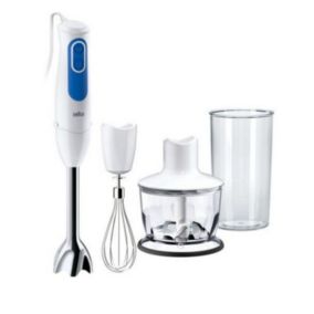 Mixeur plongeant multifonction 700w blanc/bleu Braun MQ3035 SAUCE