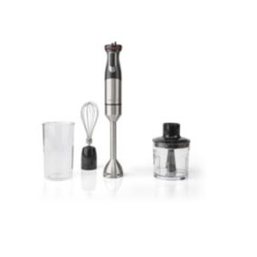 Mixeur plongeant multifonction 800w aluminium /noir Nedis KAHB400CAL