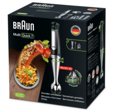 Mixeur plongeant multifonction 850w Braun MQ7025X