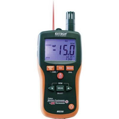 MO290-EU Hygromètre portable pour matériaux et air, mesure non destructive et sonde de pénétration