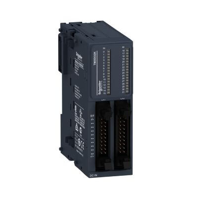 Modicon TM3, module 32 entrées 24VCC, connecteur HE 10  - TM3DI32K