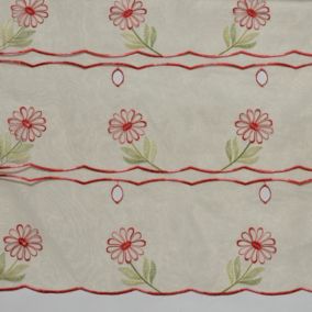 Modulable brodé et fleuri (0.58x1.2 m - Beige)