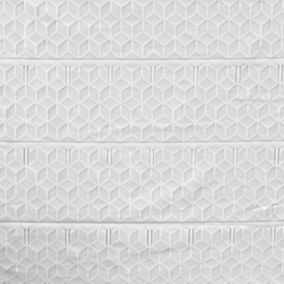 Modulable en maille  - Effet hexagonal (0.45x0.90 m - Blanc)