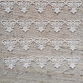 Modulable esprit floral (0.6x2.2 m - Blanc)